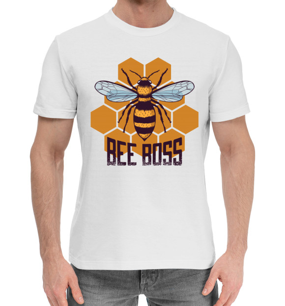 Мужская хлопковая футболка Пчела (коллекции Пчёлы) за 1699 ₽ купить в  интернет-магазине Print Bar (NAS-104310) ✌