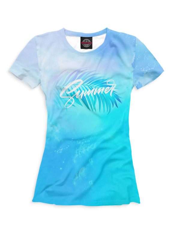 Женская футболка с изображением Wildberries цвета Белый