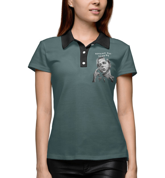 Женское поло с изображением Nothing But Thieves цвета Белый