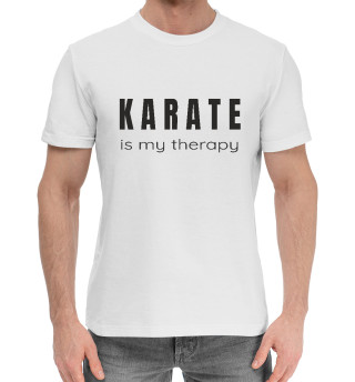 Хлопковая футболка для мальчиков Карате - моя терапия