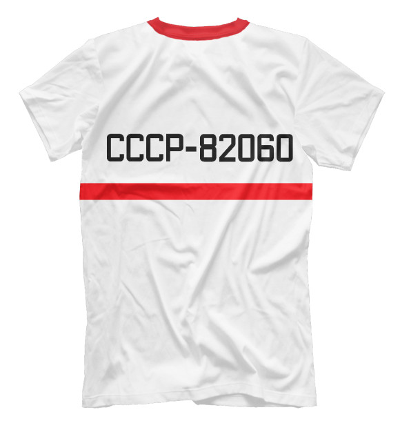 Мужская футболка с изображением АН-225 цвета Белый