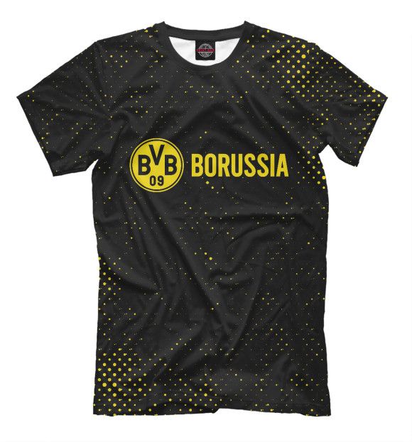 Мужская футболка с изображением Borussia / Боруссия цвета Белый