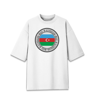 Женская футболка оверсайз Азербайджан