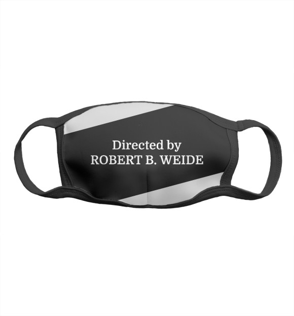 Маска тканевая с изображением Directed by Robert B. Weide цвета Белый