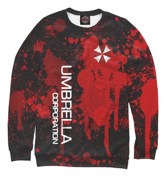 Свитшот для мальчиков с изображением Umbrella Corp цвета Белый