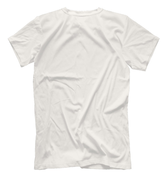 Мужская футболка с изображением Стрелец цвета Белый
