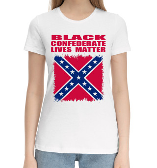 Женская хлопковая футболка Конфедерация