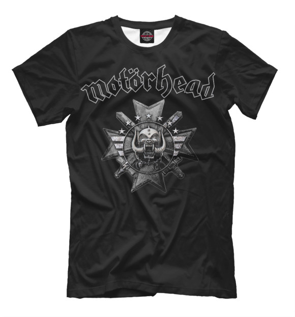 Мужская футболка с изображением Motorhead цвета Белый