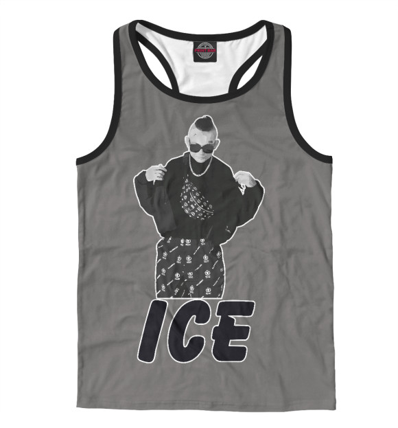 Мужская майка-борцовка с изображением Morgenshtern цвета Белый