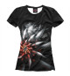 Женская футболка Flame Flower