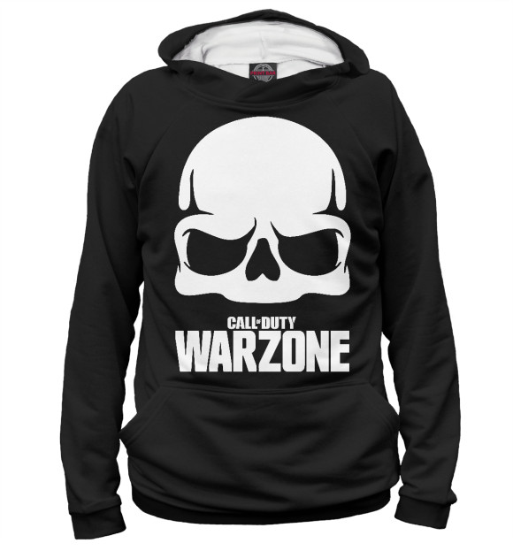 Женское худи с изображением Call of Duty Warzone цвета Белый