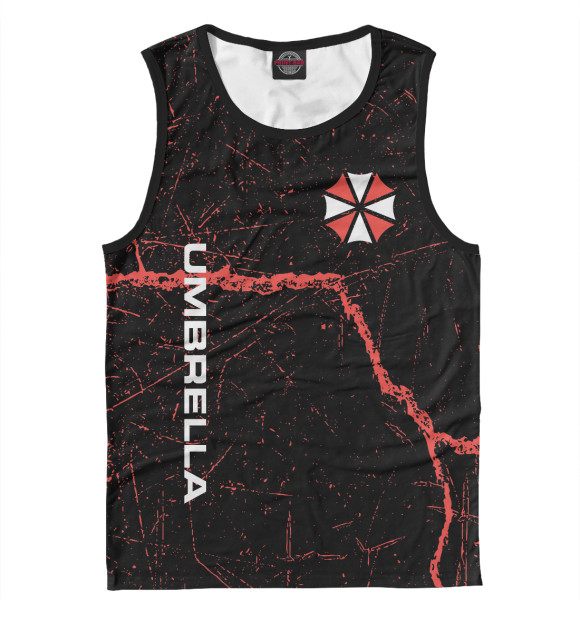 Майка для мальчика с изображением Umbrella Corporation цвета Белый