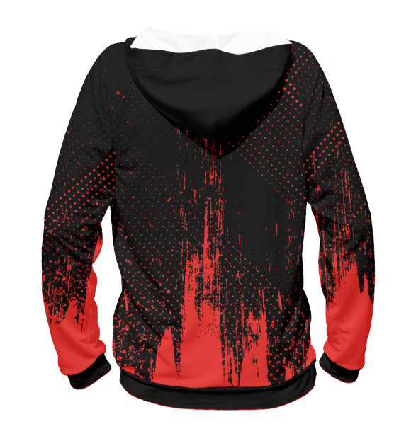 Мужское худи с изображением AC Milan / Милан цвета Белый