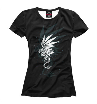 Женская футболка Пернатый дракон