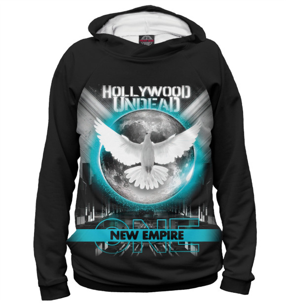 Женское худи с изображением Hollywood Undead цвета Белый