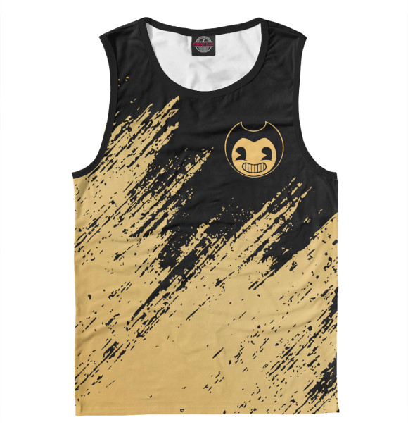 Майка для мальчика с изображением Bendy and the ink machine цвета Белый