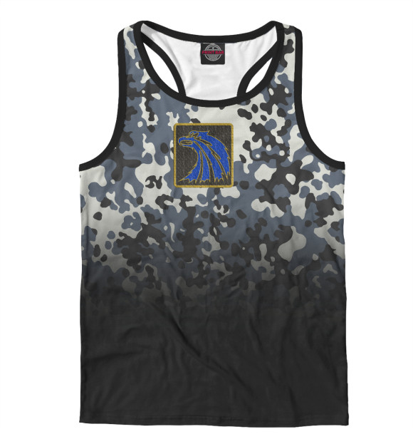 Мужская майка-борцовка с притом Stalker Наемники цвета Белый Мужская майка-борцовка с изображением Stalker Наемники цвета Белый