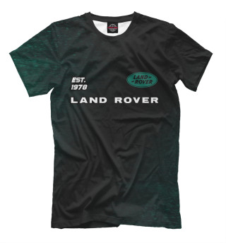 Мужская футболка Ленд Ровер | Est. 1978 - Глитч