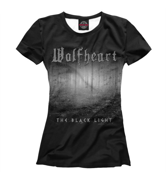 Футболка для девочек с изображением Wolfheart цвета Белый