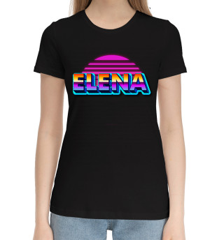Хлопковая футболка для девочек Elena
