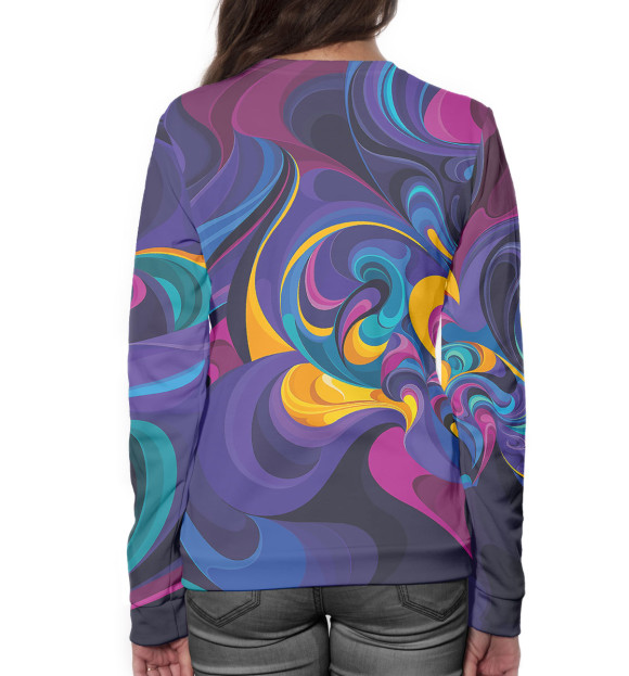 Женский свитшот с изображением Килиан Мбаппе цвета Белый