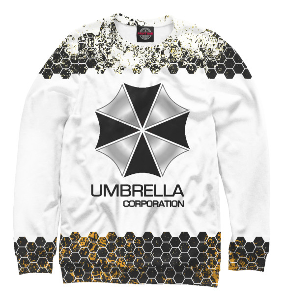 Свитшот для мальчиков с изображением Umbrella Corp | Serial цвета Белый