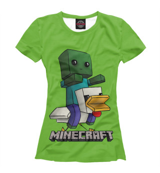 Футболка для девочек Minecraft