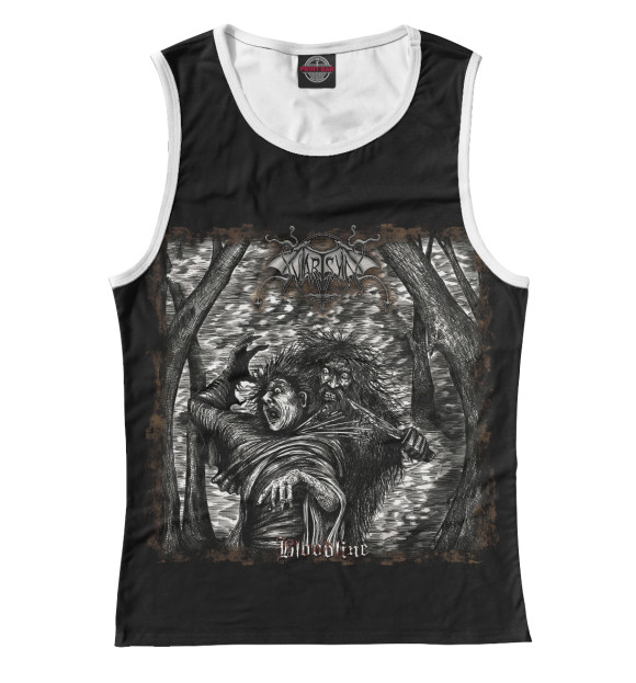 Майка для девочки с изображением Svartsyn цвета Белый