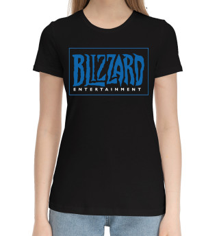 Хлопковая футболка для девочек Близард