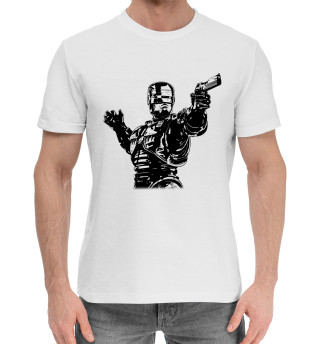 Мужская хлопковая футболка Робокоп