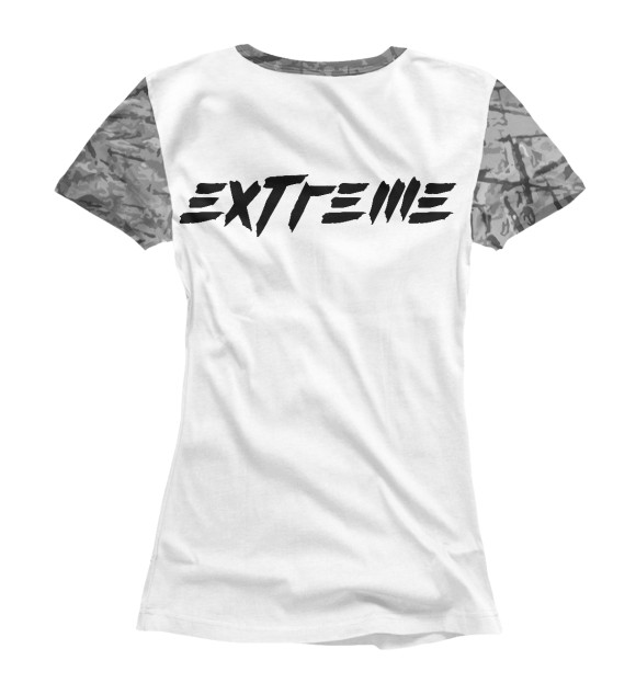 Футболка для девочек с изображением Extreme цвета Белый