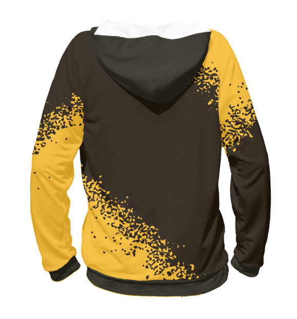 Мужское худи с изображением СССР - Серп и Молот цвета Белый