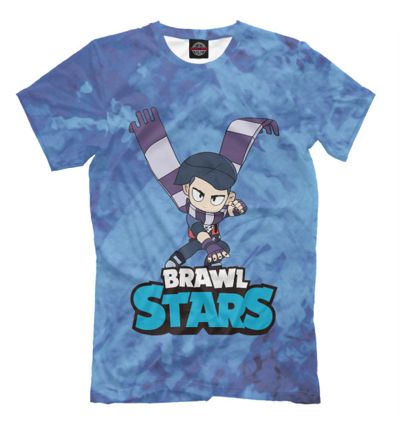Футболка для мальчиков с изображением Edgar Эдгар  Brawl Stars цвета Белый