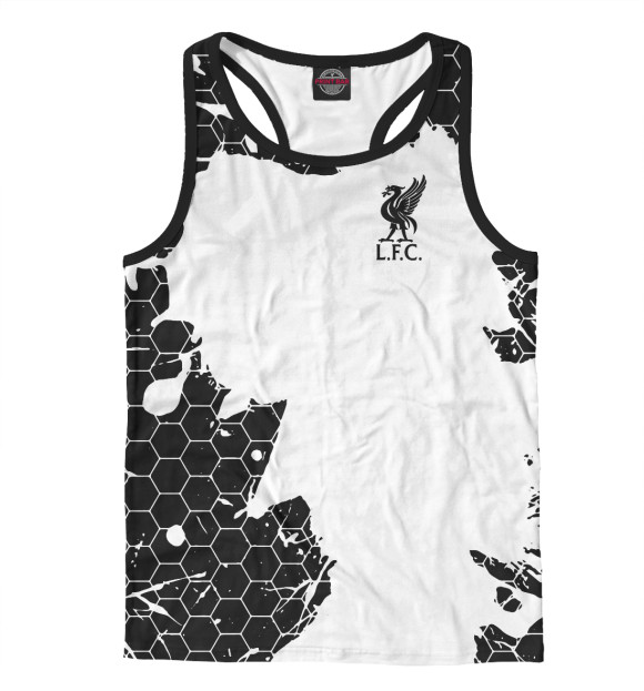 Мужская майка-борцовка с изображением Liverpool F.C. цвета Белый