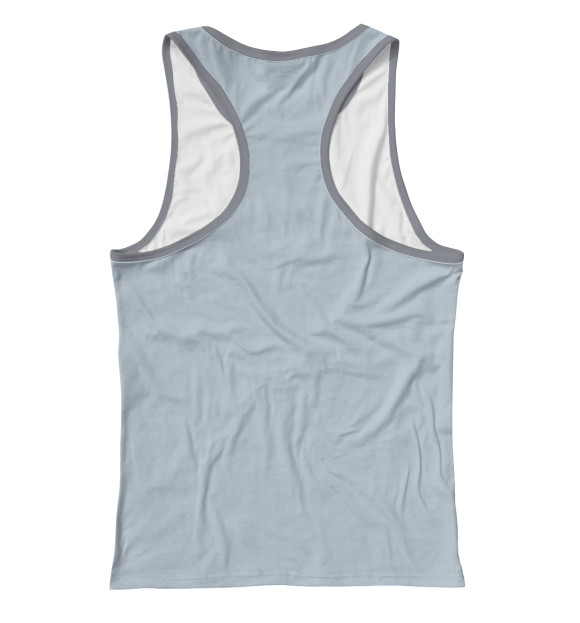 Женская майка-борцовка с изображением Без паника я финансист цвета Белый