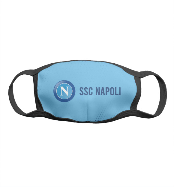 Маска тканевая с изображением SSC Napoli / Наполи цвета Белый