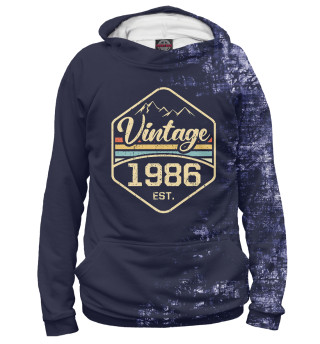 Худи для девочки Vintage 1986 Est. Retro