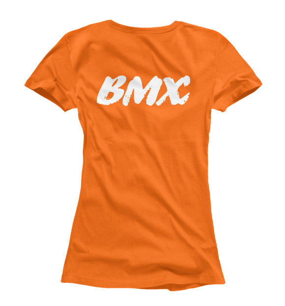 Футболка для девочек с изображением BMX цвета Белый