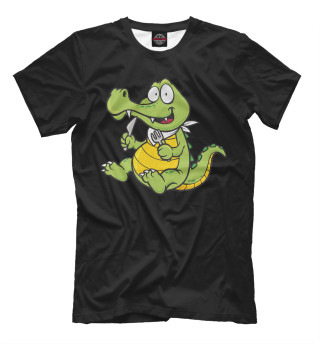 Мужская футболка Голодный Крокодил