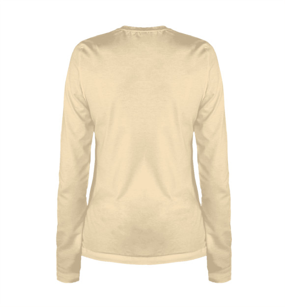 Женский лонгслив с притом Инопланетянин цвета Белый Женский лонгслив с изображением Инопланетянин цвета Белый