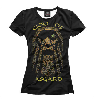 Женская футболка Бог Асгарда Один