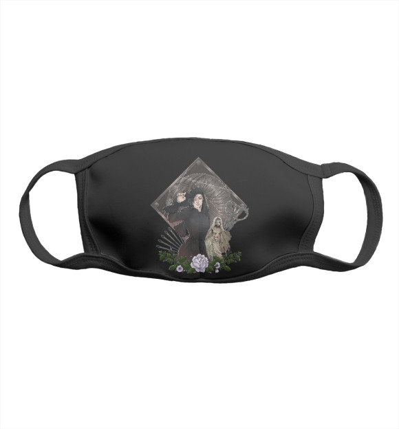 Маска тканевая с изображением Village цвета Белый