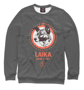 Женский свитшот Laika Dog Sputnik Space