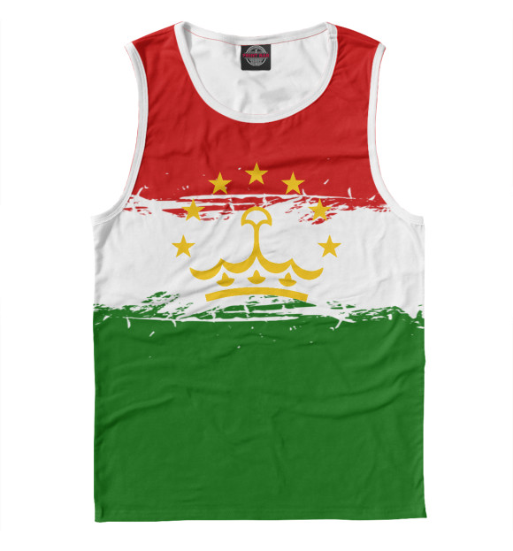 Майка для мальчика с изображением Tajikistan цвета Белый