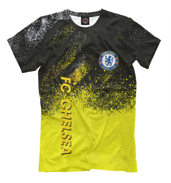 Футболка для мальчиков с изображением Chelsea | Челси цвета Белый