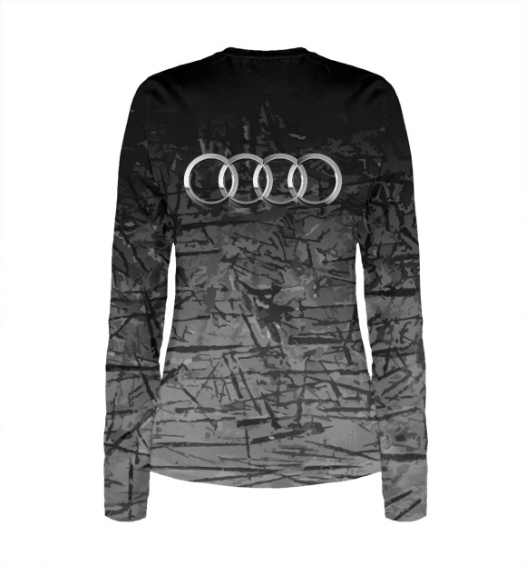 Женский лонгслив с изображением Audi цвета Белый