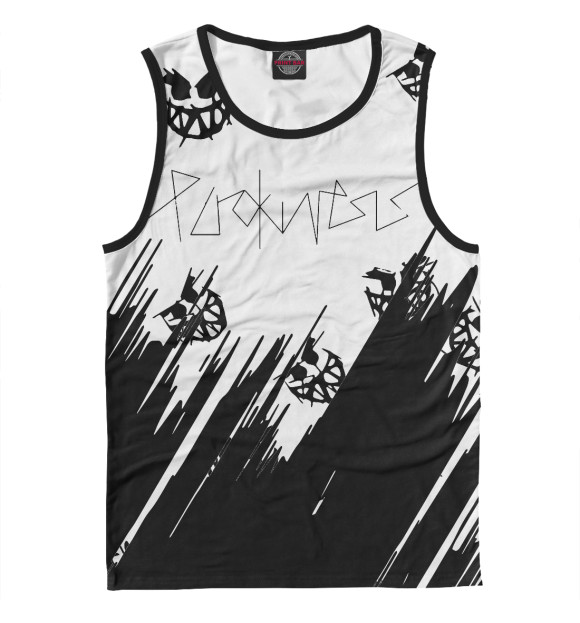 Мужская майка с изображением PYROKINESIS цвета Белый