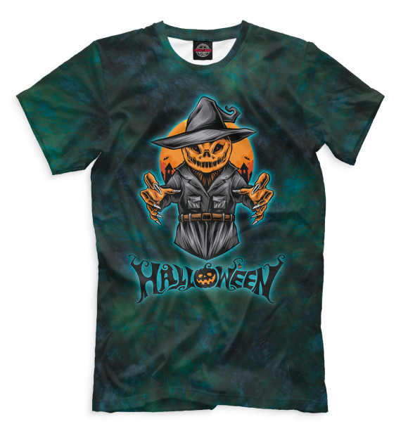 Футболка для мальчиков с изображением Halloween цвета Белый