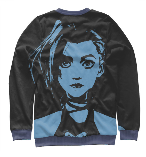 Свитшот для мальчиков с изображением Jinx цвета Белый