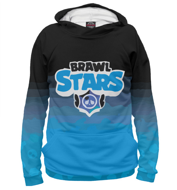Женское худи с изображением Brawl Stars цвета Белый